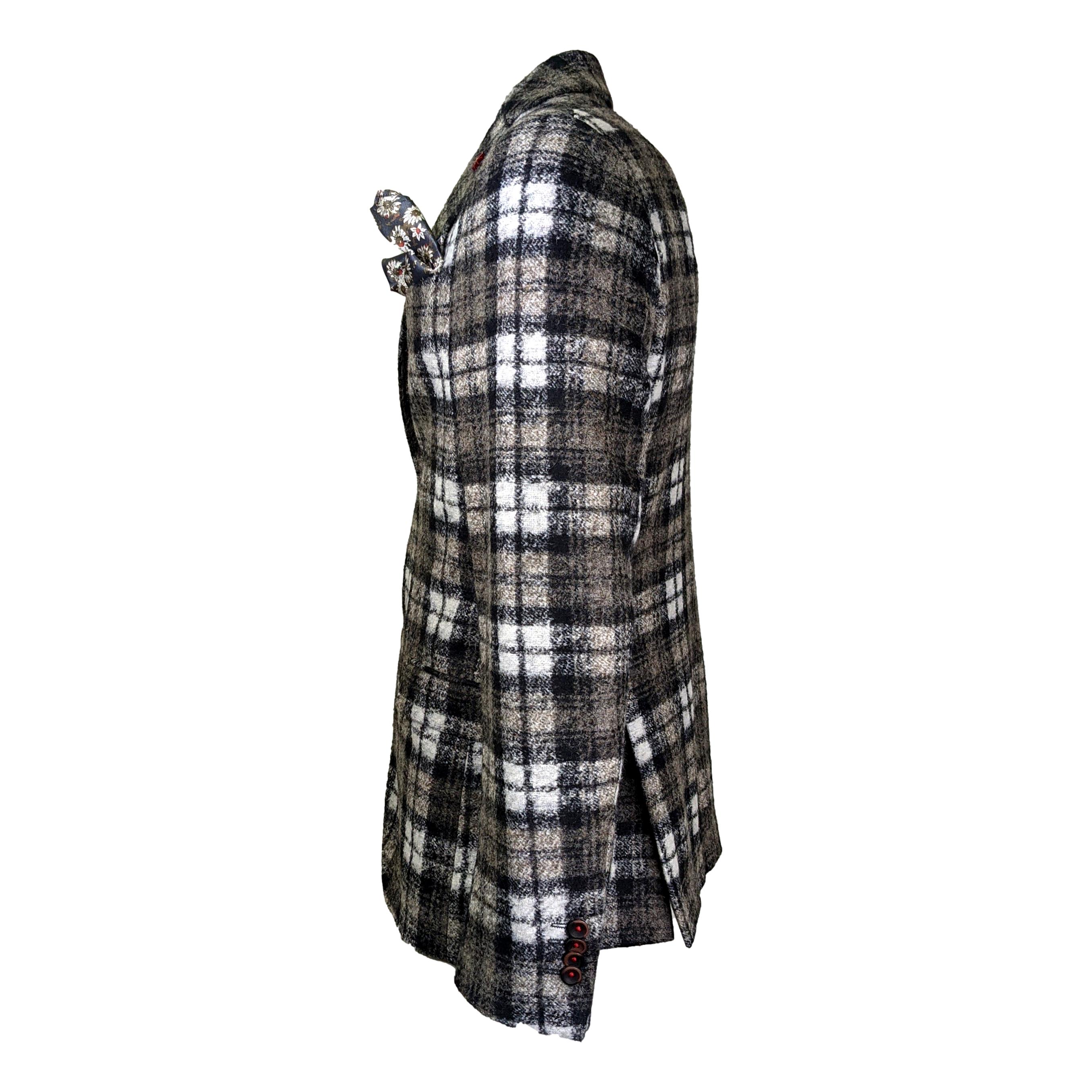 Manuel Ritz checked jacket - MANUEL RITZ - Finizio Collezioni